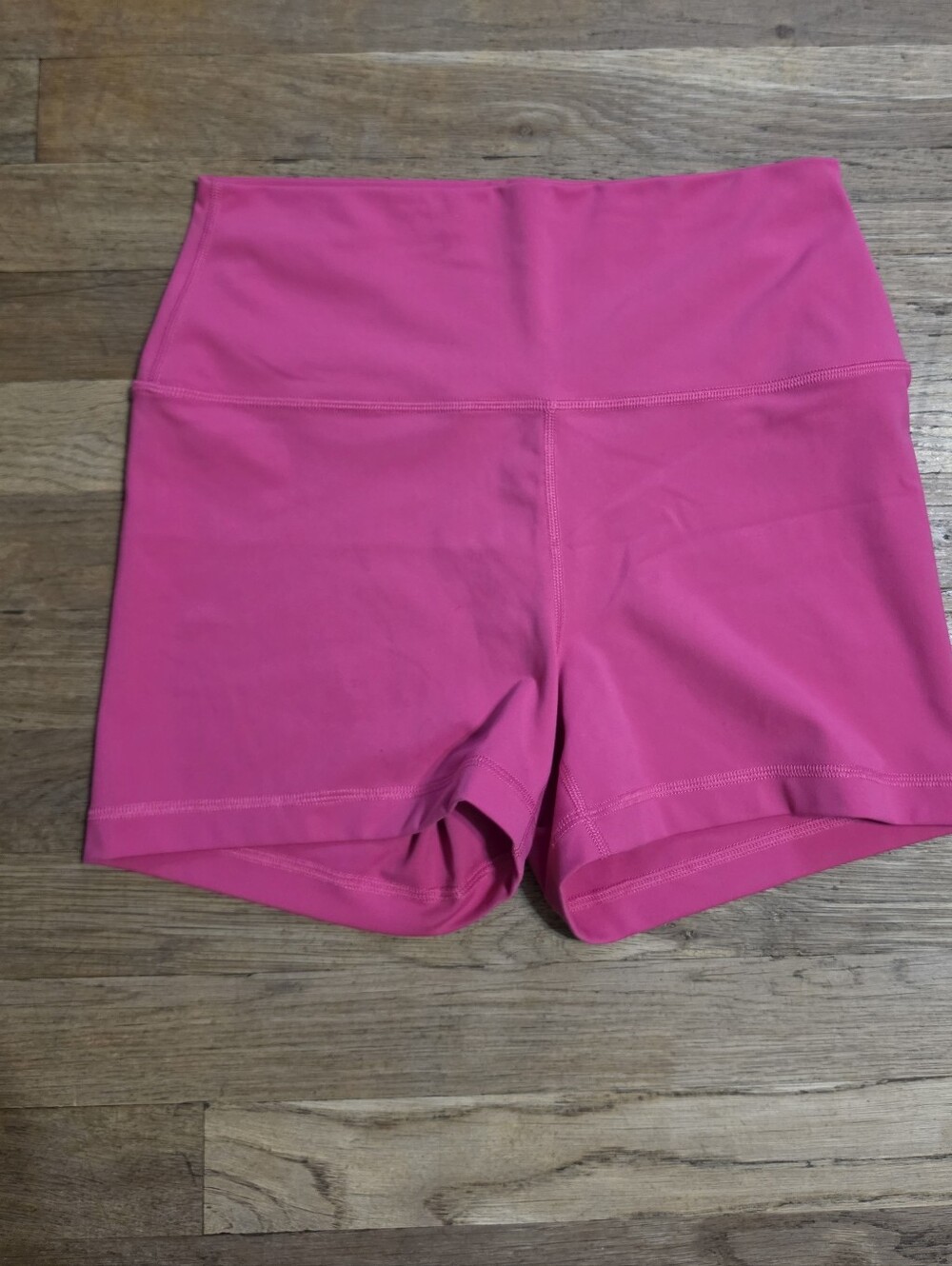 Yogalicious High-Waist Performance Shorts - Hot Pink